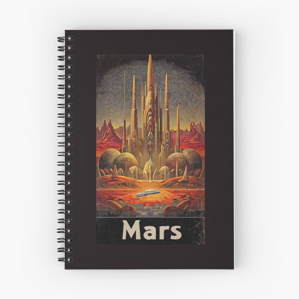 Item preview, Martian Metropolis with Futuristic Architecture designed and sold by Rue Market.