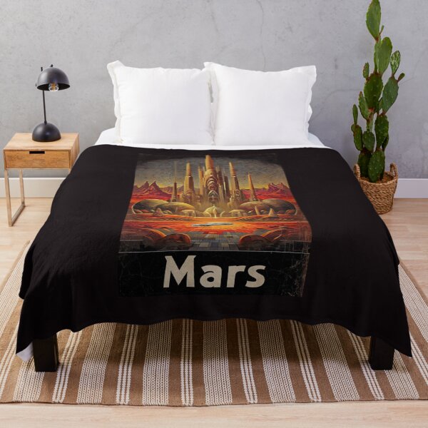Item preview, Martian Metropolis with Futuristic Architecture designed and sold by Rue Market.