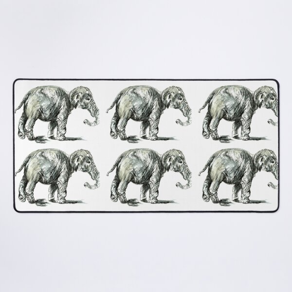 Item preview, Elephant After Rembrandt van Rijn designed and sold by LymphomaLass.