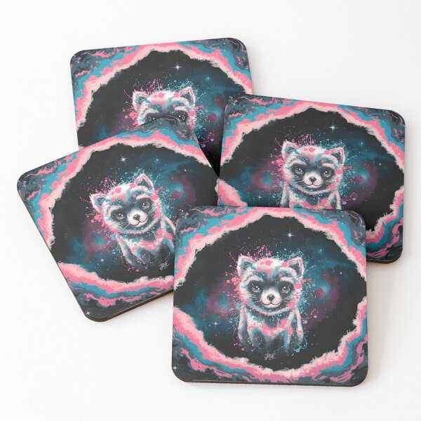 Item preview, pastel universe raccoon designed and sold by jbfart.