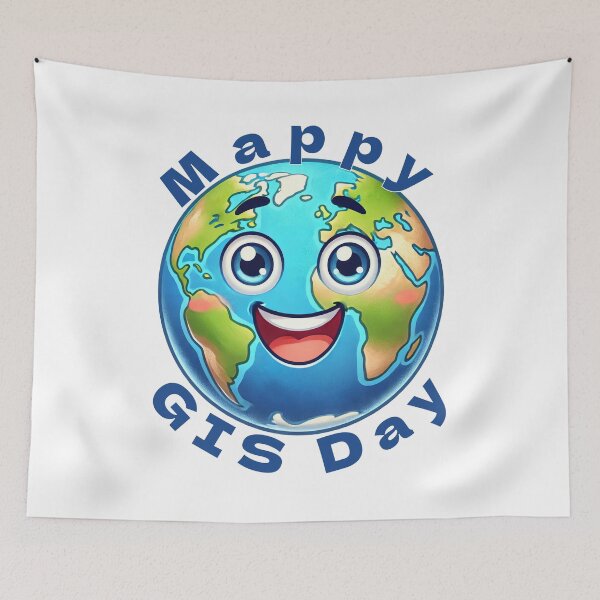 Item preview, Mappy GIS Day designed and sold by Young Design Lab.