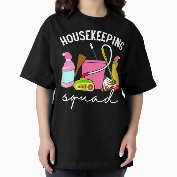 Item preview, Housekeeping Squad Funny Cleaning Staff School Custodian Janitor Matching Team designed and sold by Echo Field Studio.