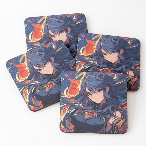 Item preview, Anime Warrior Princess – Blue Hair Emblem Hero (90s Style) designed and sold by AxeWave.