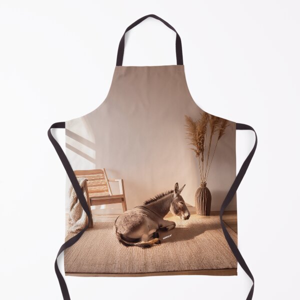 Item preview, Minimalist Room at Sunrise with Sleeping Donkey on Rug designed and sold by mrpropcake.
