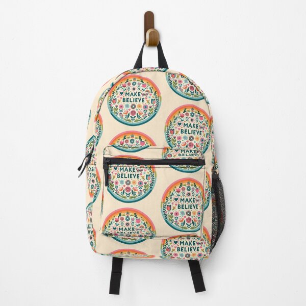 Item preview, "Make Believe" Whimsical Pattern - Scandinavian Folk Art by heidiannemorris © designed and sold by FOLK ART FUSION.