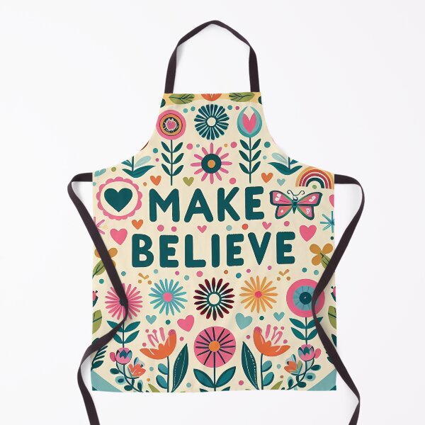 Item preview, "Make Believe" Whimsical Pattern - Scandinavian Folk Art by heidiannemorris © designed and sold by FOLK ART FUSION by heidiannemorris.