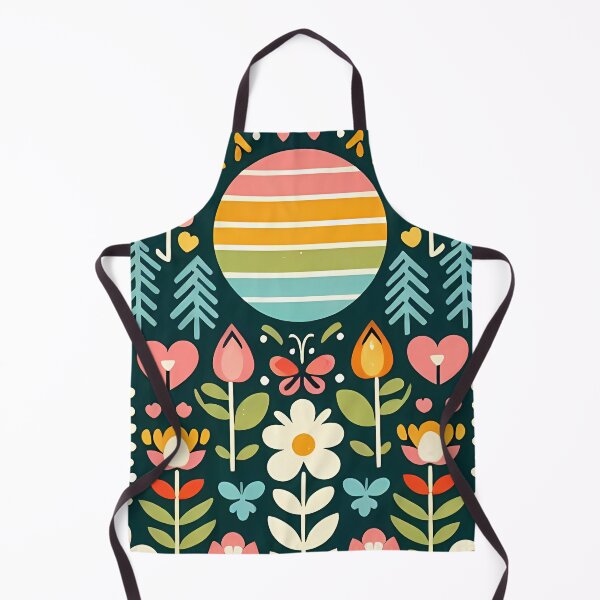 Item preview, "Mangrove" Floral Pattern - Scandinavian Folk Art by heidiannemorris © designed and sold by FOLK ART FUSION by heidiannemorris.