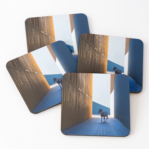 Item preview, Shadowed Urban Alley with Zebra Running Through Slanted Light designed and sold by mrpropcake.