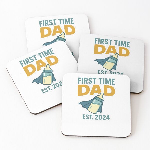 Item preview, First Time Dad Est. 2024 Super Bottle Funny New Father designed and sold by duke818.