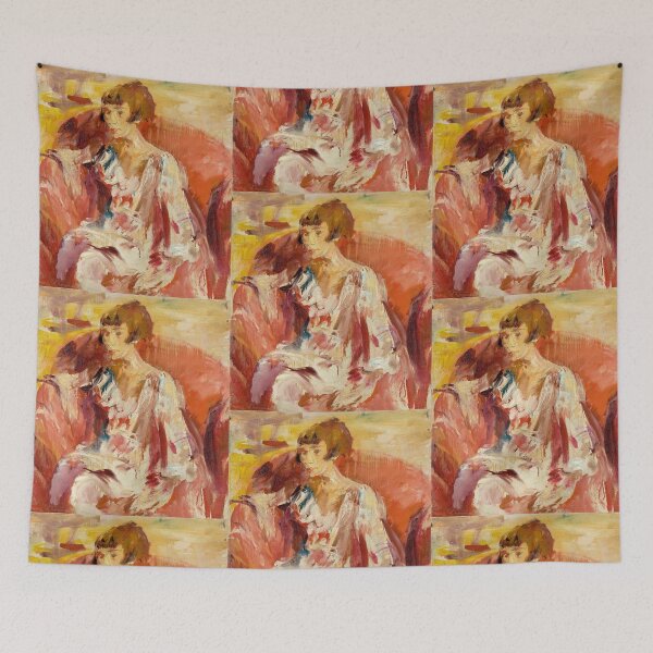 Item preview, Lady sitting in a Red Armchair designed and sold by Ichneumon-art.