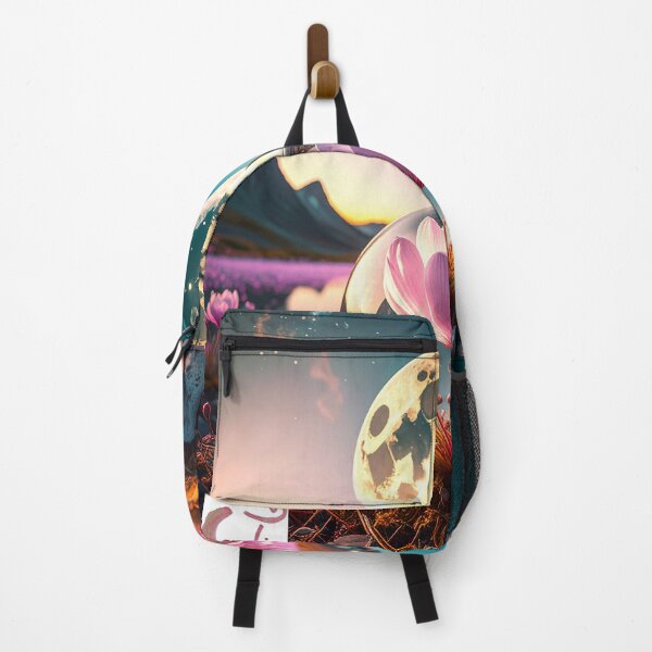 Item preview, a cyclamen in a landscape where the moon sings of love upon its beloved awakening designed and sold by giovannicantio.