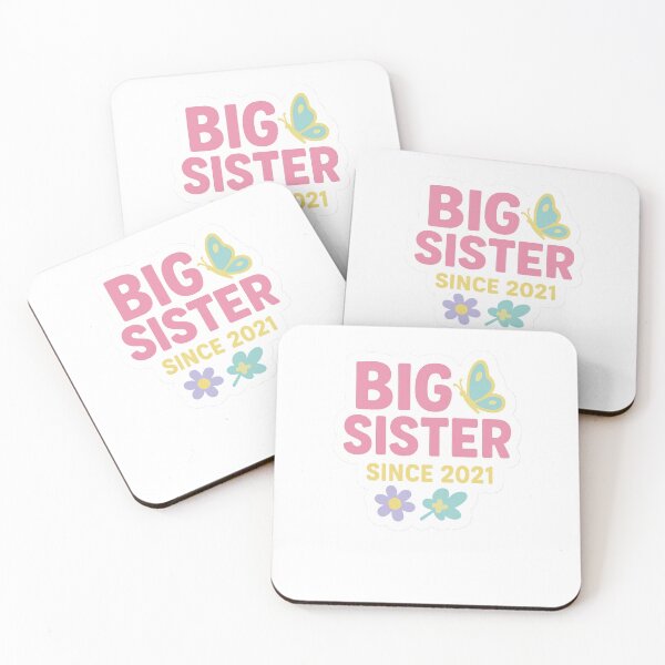 Item preview, Big Sister Since 2021 Cute Butterfly and Flower Pastel designed and sold by duke818.