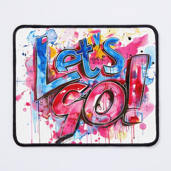 Item preview, Let's Go Graffiti Art Bold Energetic Street Art Vibrant Action Message designed and sold by SAMNagy.