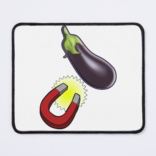 Item preview, FuctUp eggplant magnet designed and sold by FuctUpShirt.