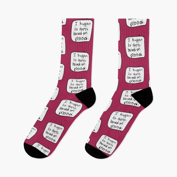 Item preview, “I Happen to Dress Based on Mood” – Funny Handwritten Fashion Quote Speech Bubble designed and sold by from here 2 mars.