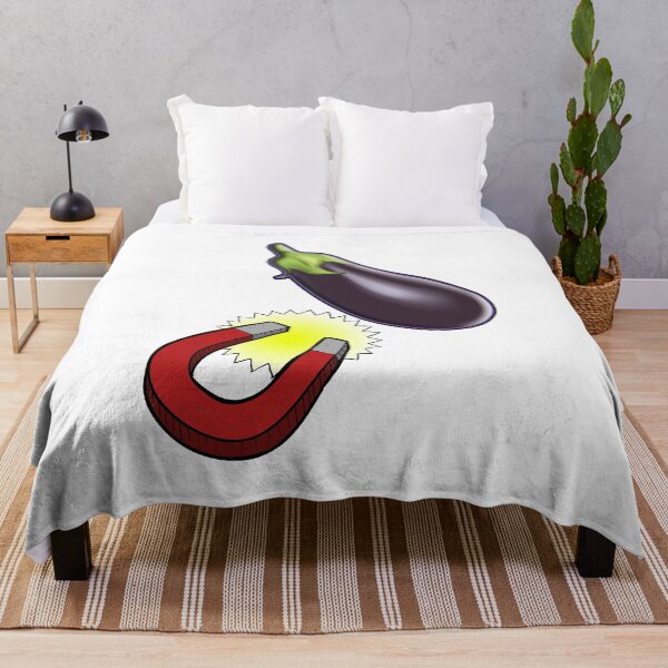 Item preview, FuctUp eggplant magnet designed and sold by FuctUpShirt.