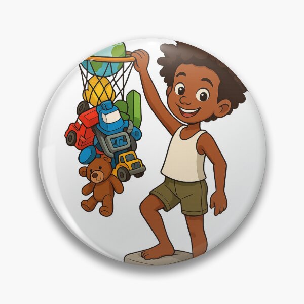 Item preview, Basketball Toy Slam – Cute Cartoon Kid Organizing Toys designed and sold by TLG-Supply.