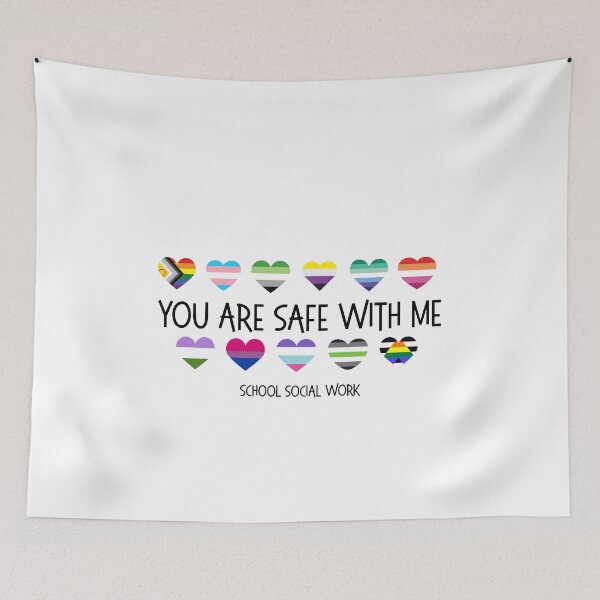 Item preview, You are safe with me designed and sold by MN School Social Work.