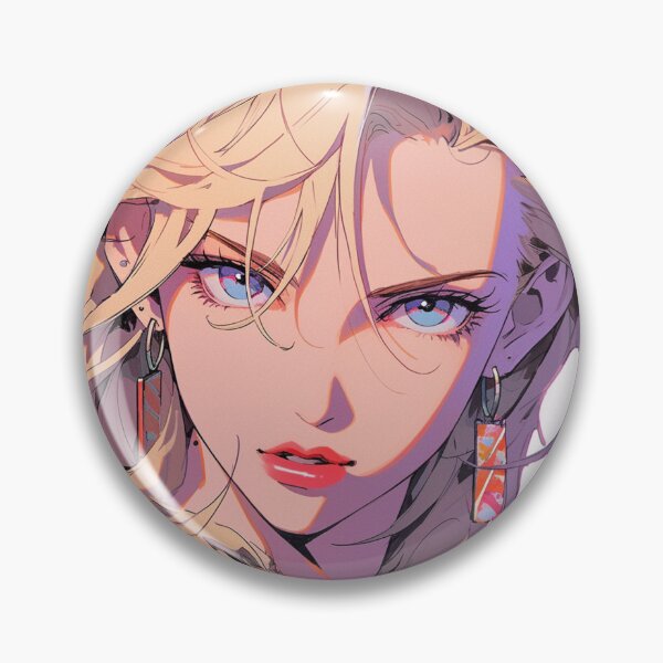 Item preview, Bold Blonde Diva – 90s Anime Aesthetic with Attitude designed and sold by AxeWave.