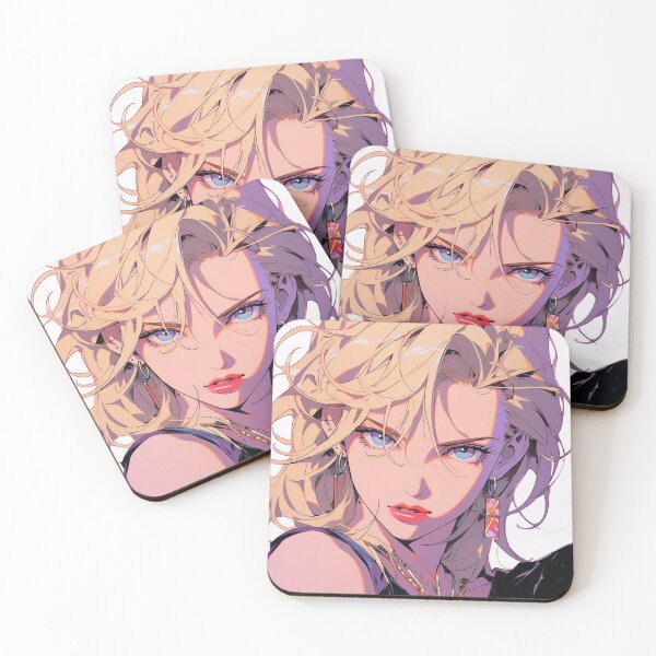 Item preview, Bold Blonde Diva – 90s Anime Aesthetic with Attitude designed and sold by AxeWave.