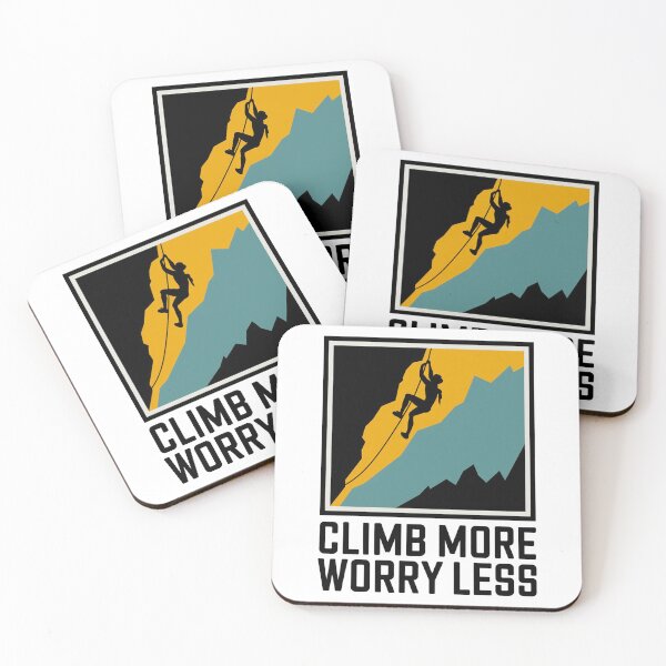 Item preview, Climb More Worry Less designed and sold by ZAIKY DREAMS.