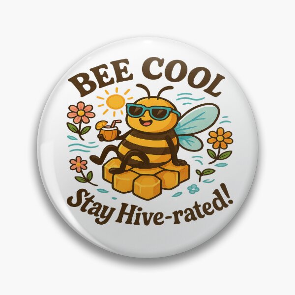 Item preview, BEE COOL Stay Hive-rated! designed and sold by ViralMerchF@cker.