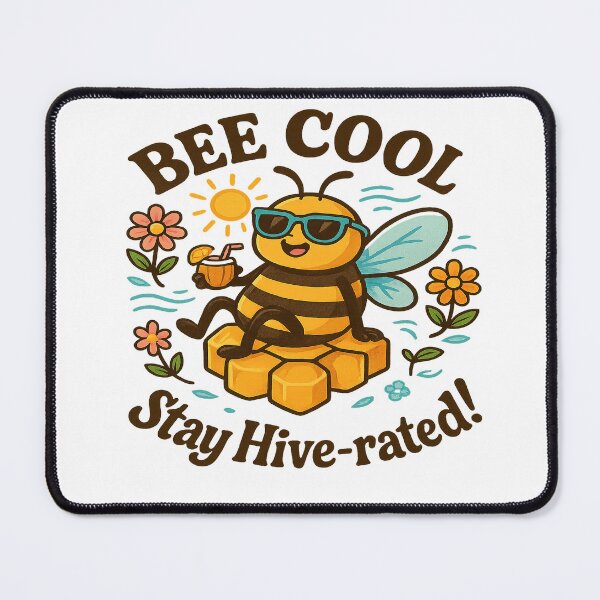 Item preview, BEE COOL Stay Hive-rated! designed and sold by ViralMerchF@cker.