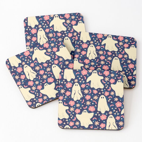 Item preview, Ghostly Blooms – Whimsical Ghosts with Floral & Botanical Charm designed and sold by JVCreative.