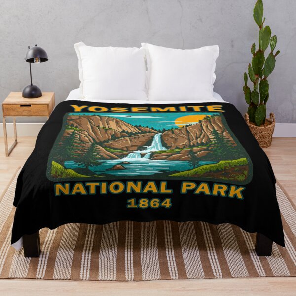 Item preview, Vintage Yosemite National Park Poster designed and sold by TeeARTHY.