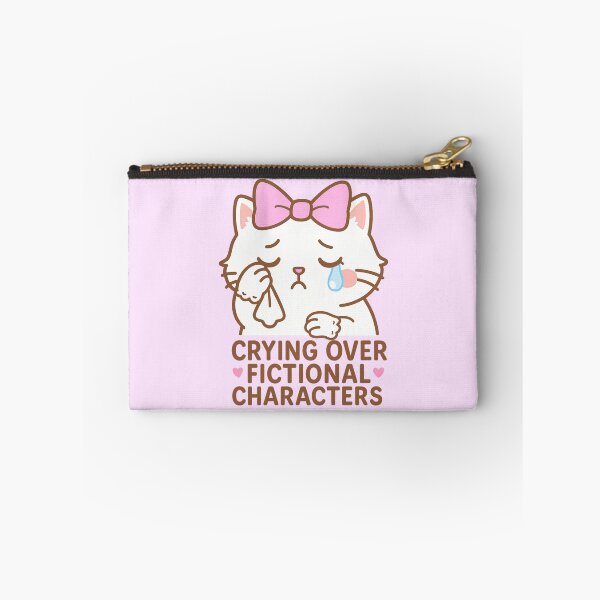 Item preview, Crying Over Fictional Characters Cat designed and sold by TinyPanic.