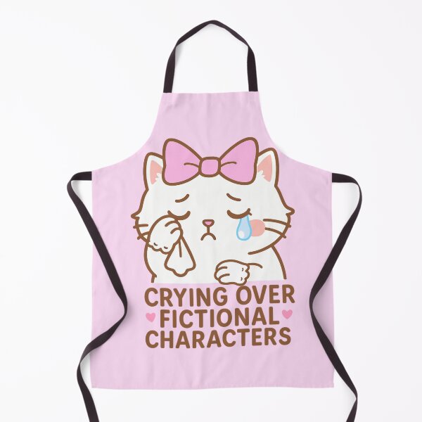 Item preview, Crying Over Fictional Characters Cat designed and sold by TinyPanic.