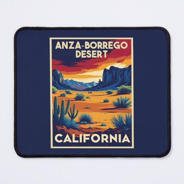 Item preview, A Vintage Illustration of Anza‑Borrego Desert State Park - California  designed and sold by GoodOldVintage.