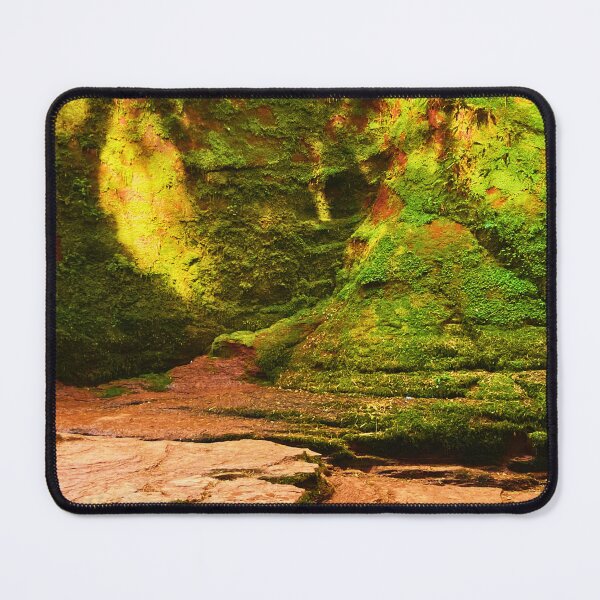 Item preview, Red sandstone covered in moss designed and sold by Photographer Steve.