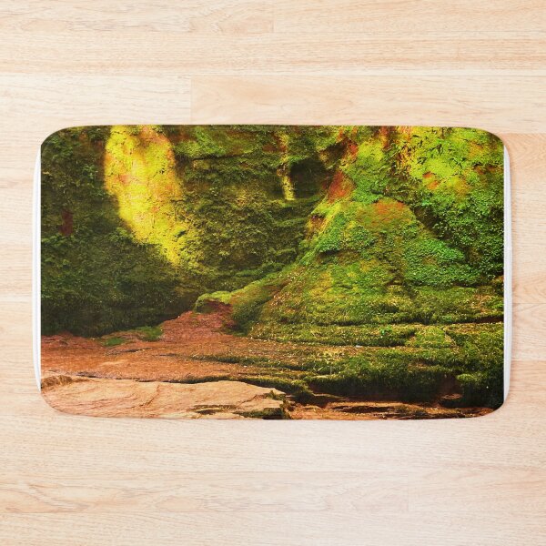 Item preview, Red sandstone covered in moss designed and sold by Photographer Steve.