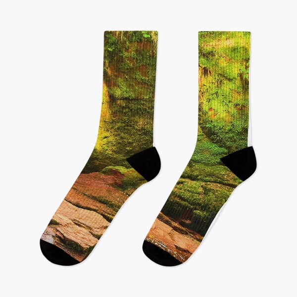 Item preview, Red sandstone covered in moss designed and sold by Photographer Steve.