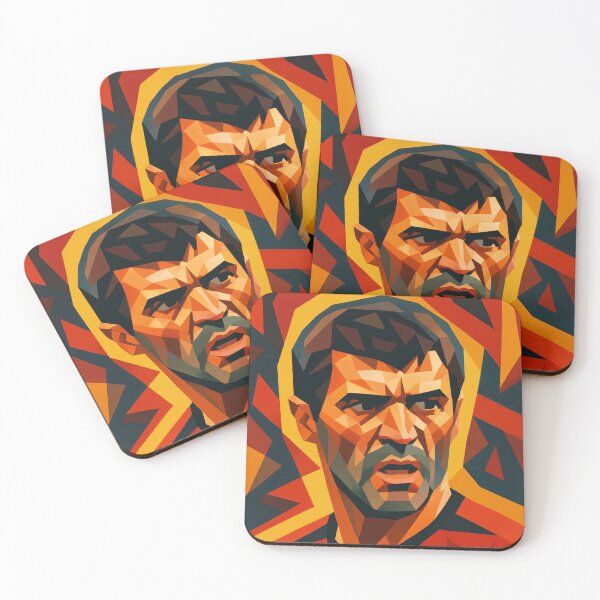 Item preview, Roy Keane Football Legend Low Poly Vector Art designed and sold by kakarikihill.