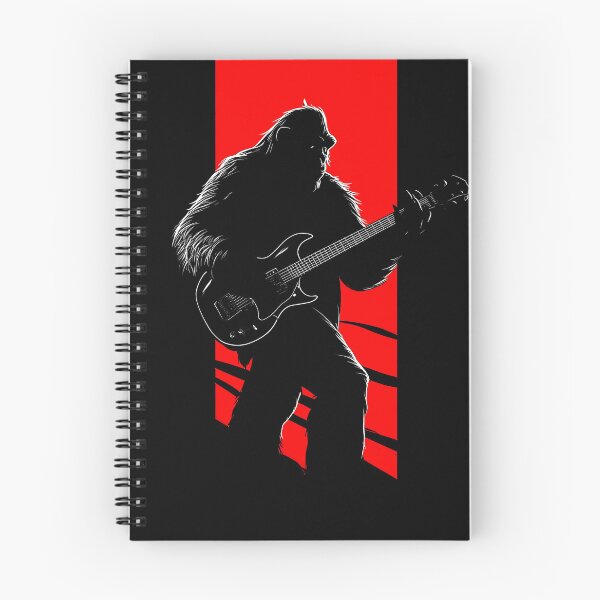 Item preview, Electric Yeti Groove – Colourful Bigfoot Guitar Art designed and sold by ThePurpleMelon.