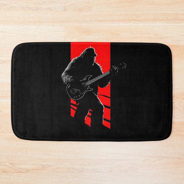 Item preview, Electric Yeti Groove – Colourful Bigfoot Guitar Art designed and sold by ThePurpleMelon.