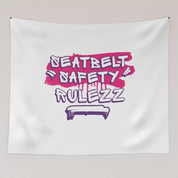 Item preview, Seatbelt Safety Rulez designed and sold by BlueRockDesigns.