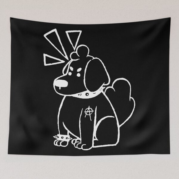 Item preview, PUNK DOG (white) designed and sold by Nevermind-artss.
