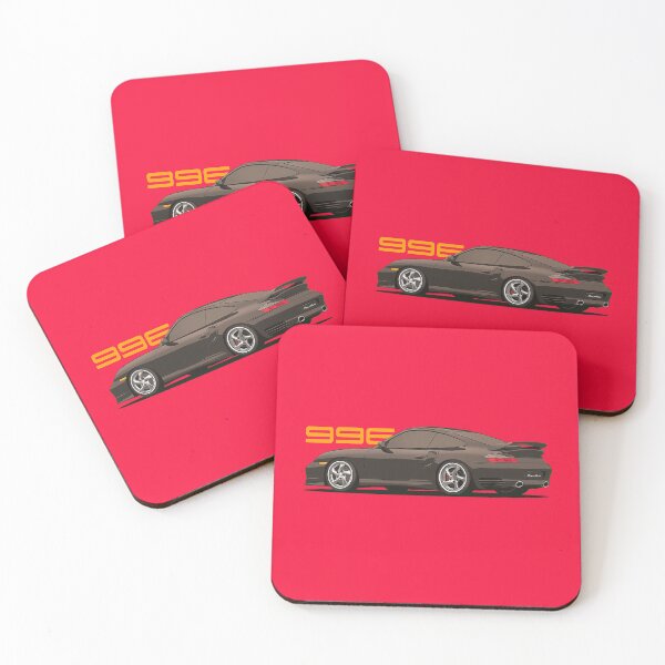 Item preview, Ilustración del 996 turbo negro de 2004 designed and sold by blackdogshop.