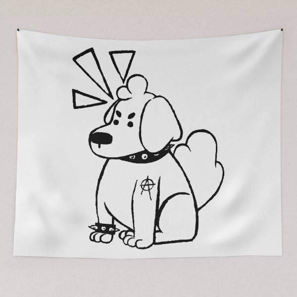 Item preview, PUNK DOG (black) designed and sold by Nevermind-artss.