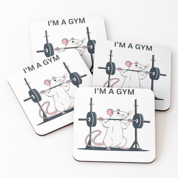 Item preview, I'M A GYM RAT designed and sold by FORESTWOLFCO.