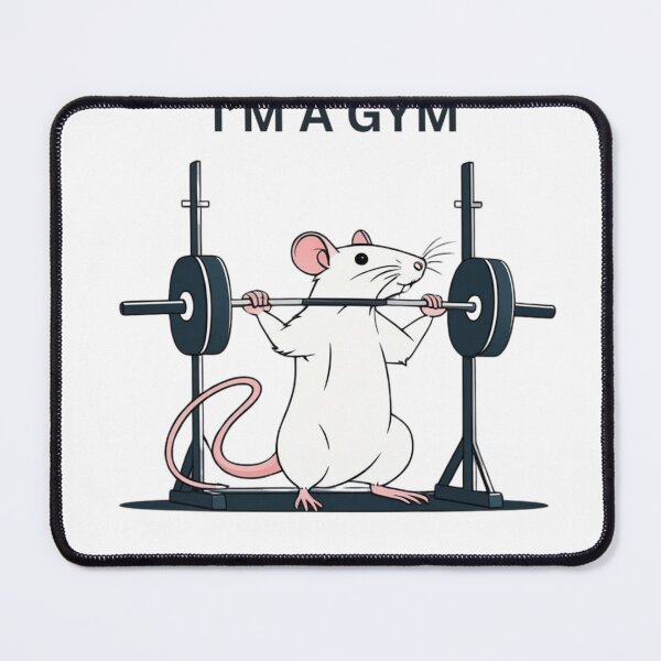 Item preview, I'M A GYM RAT designed and sold by FORESTWOLFCO.