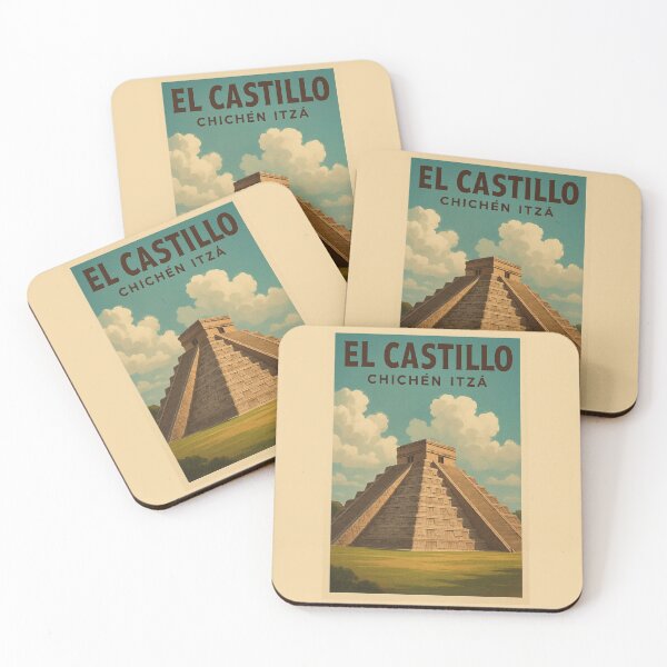 Item preview, El Castillo at Chichén Itzá designed and sold by Rue Market.