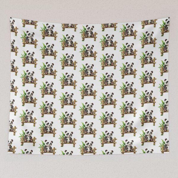 Item preview, Playful Panda Perched Art designed and sold by New-School-Wave.