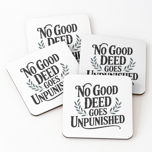 Item preview, Copy of No Good Deed Goes Unpunished Funny Boss Day Gift designed and sold by NoGoodDeeds.