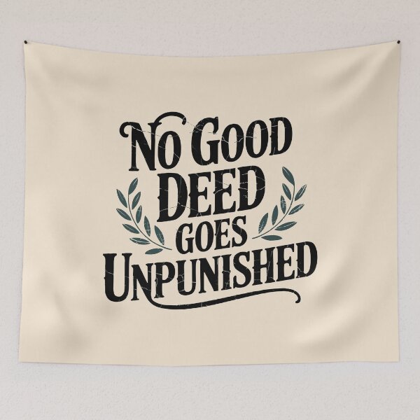 Item preview, Copy of No Good Deed Goes Unpunished Funny Boss Day Gift designed and sold by NoGoodDeeds.