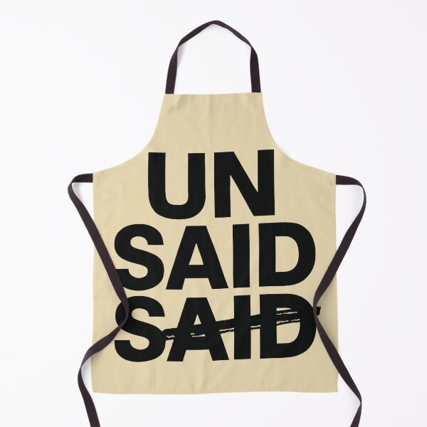 Item preview, Said. Unsaid. – Minimalist Emotional Duality Art designed and sold by The Melanic.