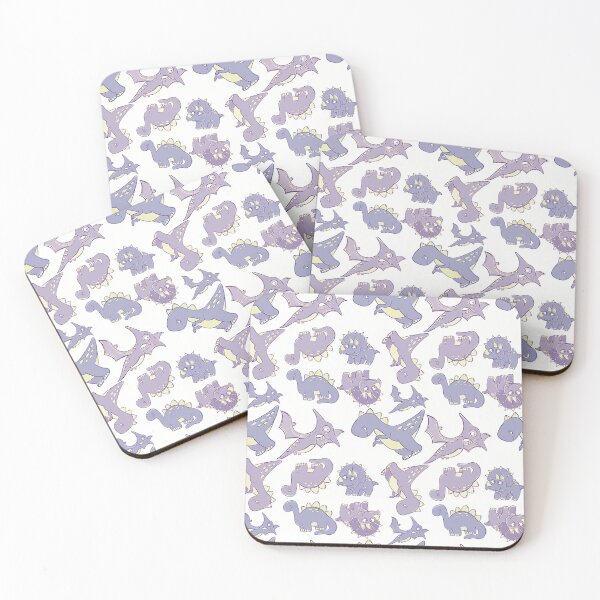 Item preview,  Purple Roar – Dino Seamless Pattern designed and sold by CreateADesign.